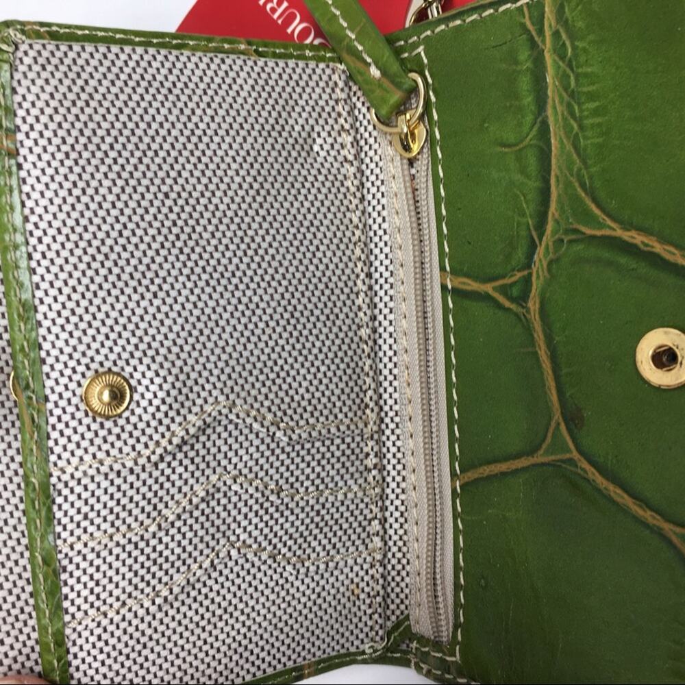 Dooney & Bourke Green Croco Wristlet NWT - Picture 7 of 8